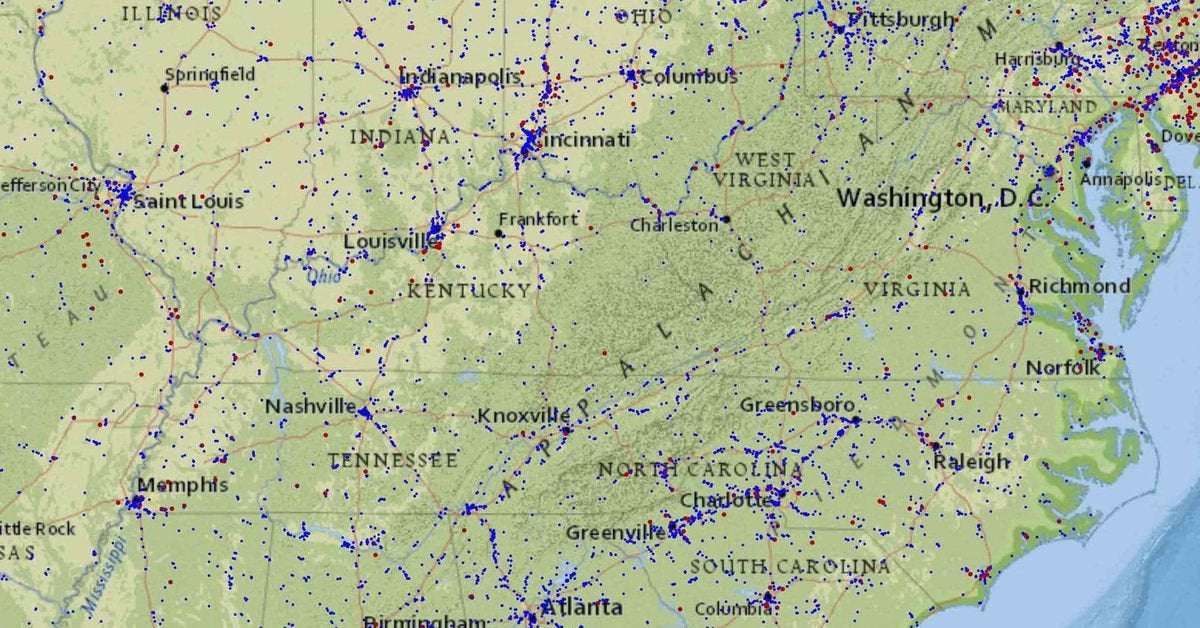 image for U.S. government ‘retires’ (read removes) detailed pollution map from internet - The loss of the tracker, supporters say, will inhibit public access to data on environmental hazards.