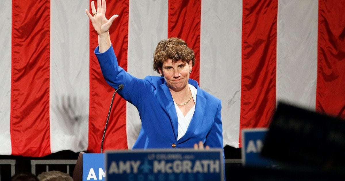 image for Amy McGrath Is Now Officially Challenging Mitch McConnell
