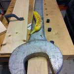 image for A massive wrench I inherited. Weighs 30+ pounds. Novelty or functional?