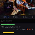 image for Guy claims picture of recently deceased grandpa. Real OP show up in comments to let everyone know grandpa is still alive and well.