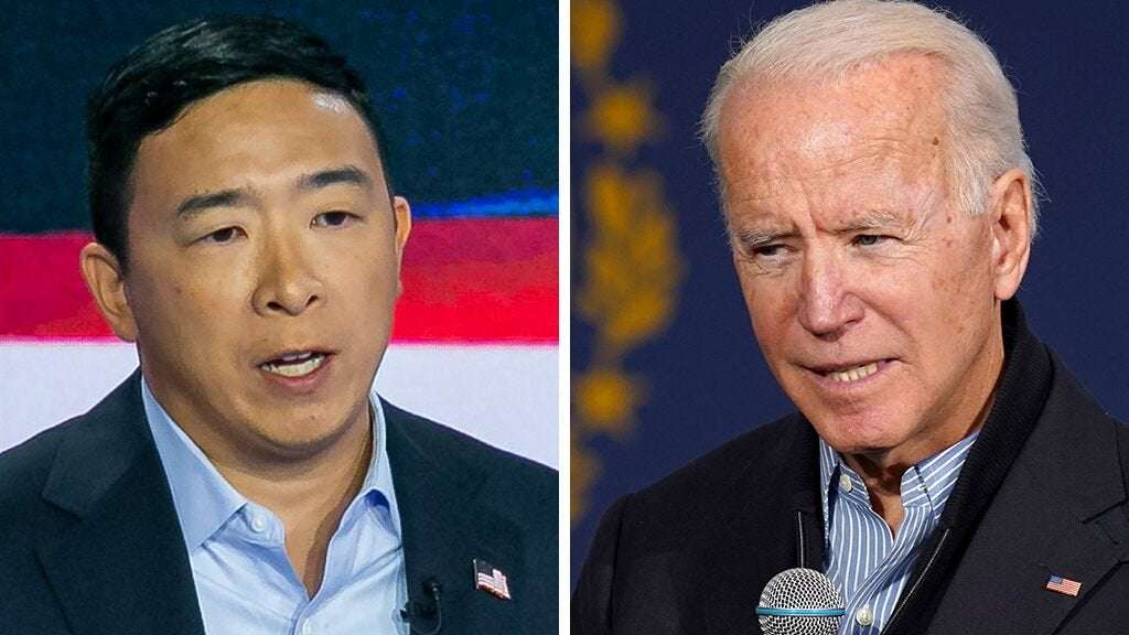 image for Yang swipes at Biden: 'Maybe Americans don't all want to learn how to code'