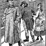 image for This 1904 cartoon featuring England walking away from Germany arm in arm with France was and is the OG distracted boyfriend meme