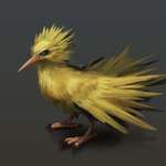 image for I tried painting a realistic Zapdos