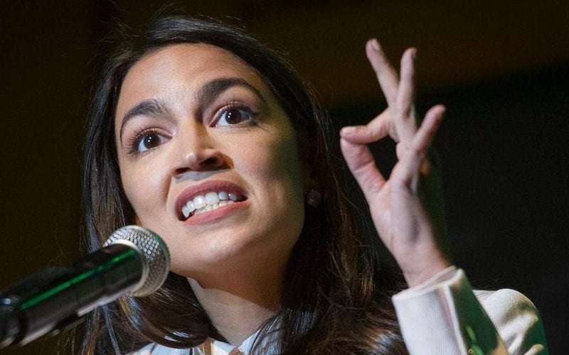 image for 'Inequality in a nutshell': Alexandria Ocasio-Cortez says the Dow's record high is meaningless for many Americans
