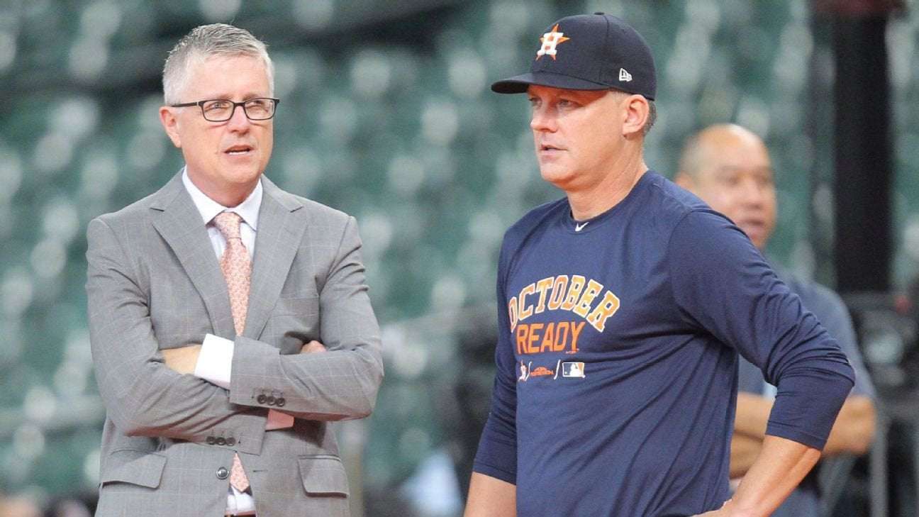 image for Astros' Jeff Luhnow, AJ Hinch fired for sign stealing