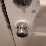 image for -41°C. This is our doorknob from inside the house.