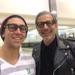 image for Jeff Goldblum stopped my brother in LAX a few years back after commenting that they looked a lot alike. He was thrilled to say the least (: