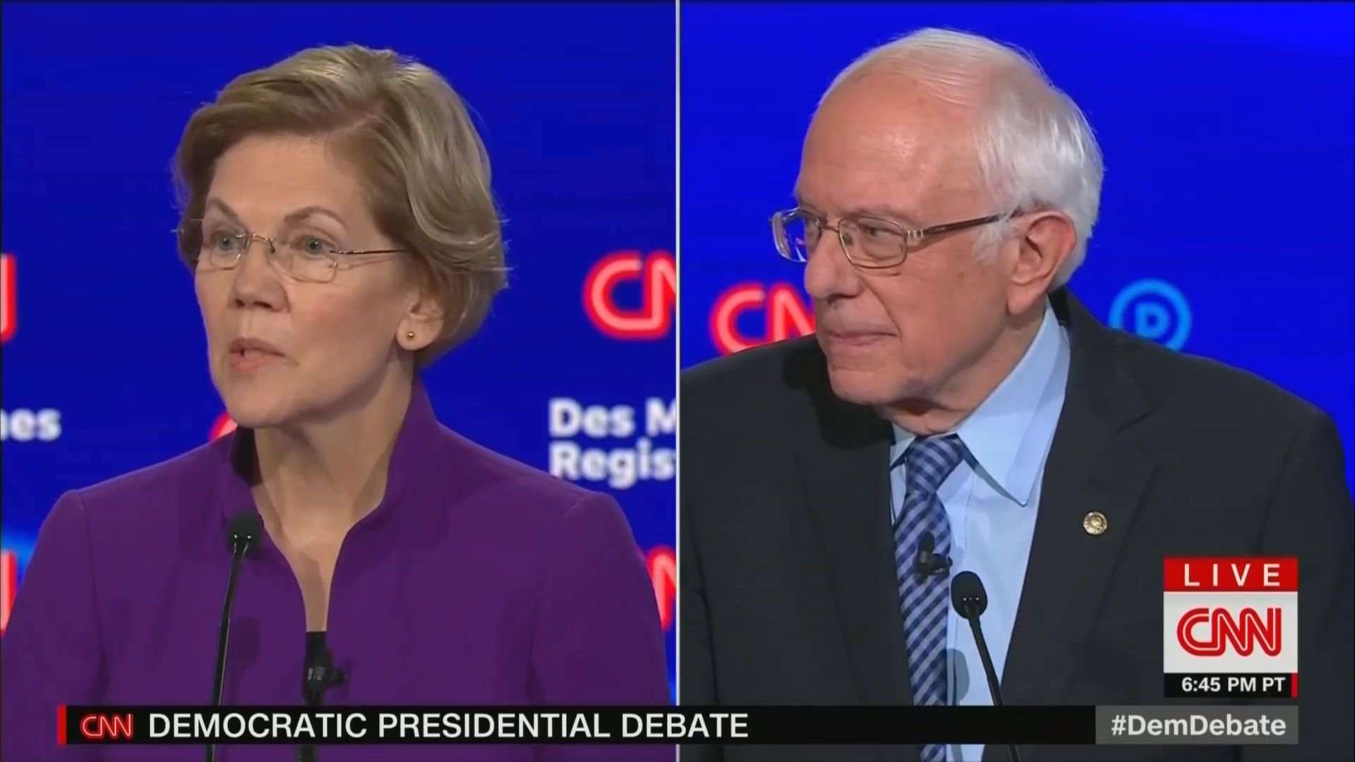 image for #CNNisTrash trending for perceived bias against Bernie Sanders at Democratic debate