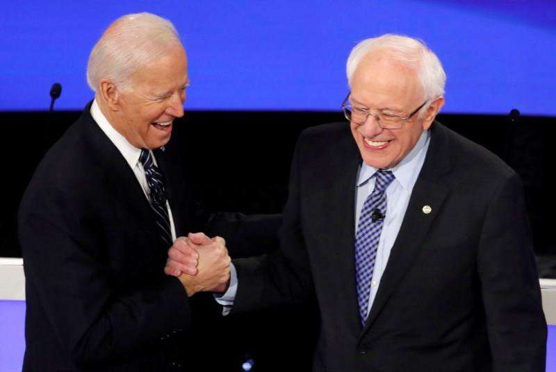 image for Sanders climbs, now tied with Biden among registered voters: Reuters poll