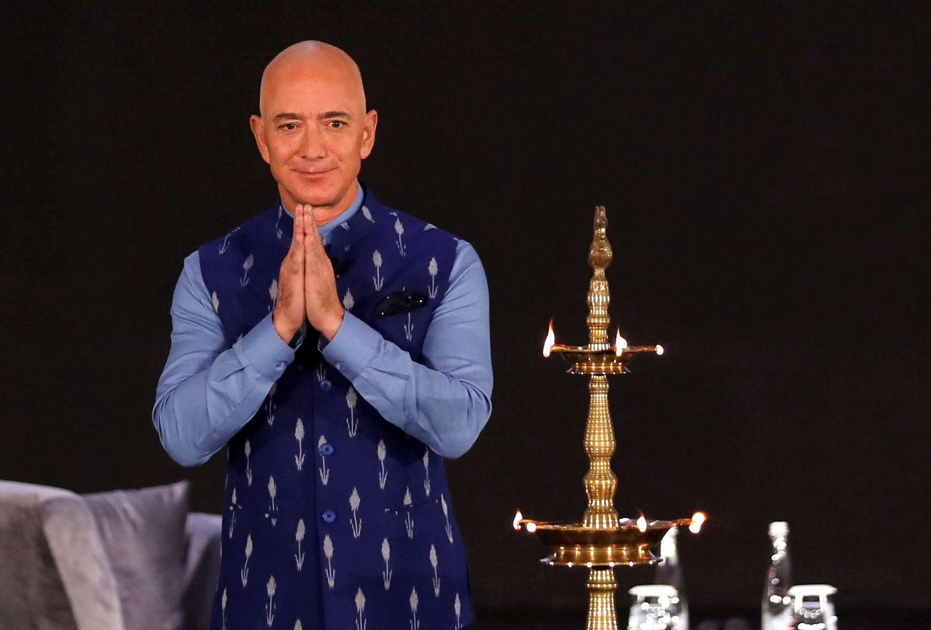 image for Amazon promises to create 1m jobs in India as Jeff Bezos trip descends into PR nightmare