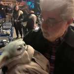 image for George Lucas and Baby Yoda