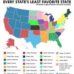 image for Every state's least favorite state (according to my Instagram followers)
