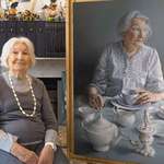 image for Artist paints her mother with incredible detail