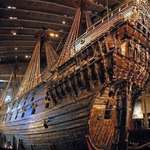 image for Swedish Warship Vasa , it sunk on 1628 and was recovered in ocean in 1961 almost completely intact.