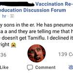image for She’s literally killing her son. This page is full of insane parents thinking they know more than the doctors.