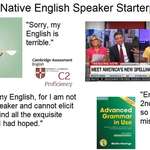 image for Non-Native English Speaker on Reddit starterpack