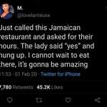 image for Disrespect is a must at a Jamaican restaurant