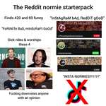 image for The Reddit normie starterpack