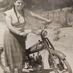 image for In 2012 I came home one day with a new motorcycle, nobody in my family was happy about it except for my Nonna which was suprising. Not long after she dug up this picture of her in Italy shortly after ww2.