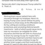 image for If Trump cured cancer. Woosh!