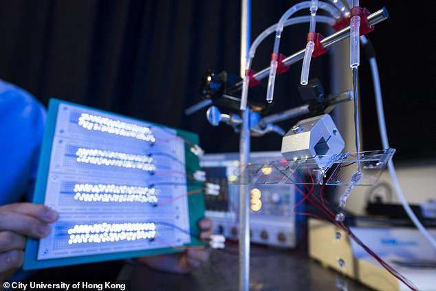 image for Hong Kong Scientists developed an electricity generator that can power 100 small LED light bulbs with the kinetic energy from a single raindrop
