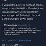 image for Michael Moore: “If you get the powerful message of class war portrayed in the film “Parasite”, then you also get why Bernie is ahead in every single poll. And why, in the end, Sanders will take down Trump.”