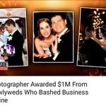 image for Bridezilla wanted photos before they were paid for; defamed photographer online when they refused; now she must pay over a million after photographer sued her