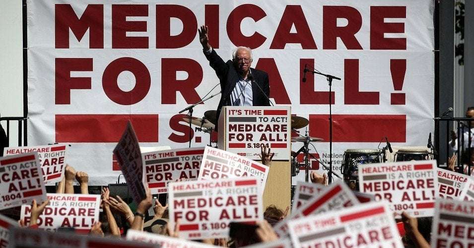 image for Sanders Argues Medicare for All Is Vital for Union Workers: 'They're Losing Wage Increases Because Cost of Healthcare Is Soaring'
