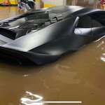 image for Lamborghini Huracan flooded due to rain in São Paulo. It was not insured.
