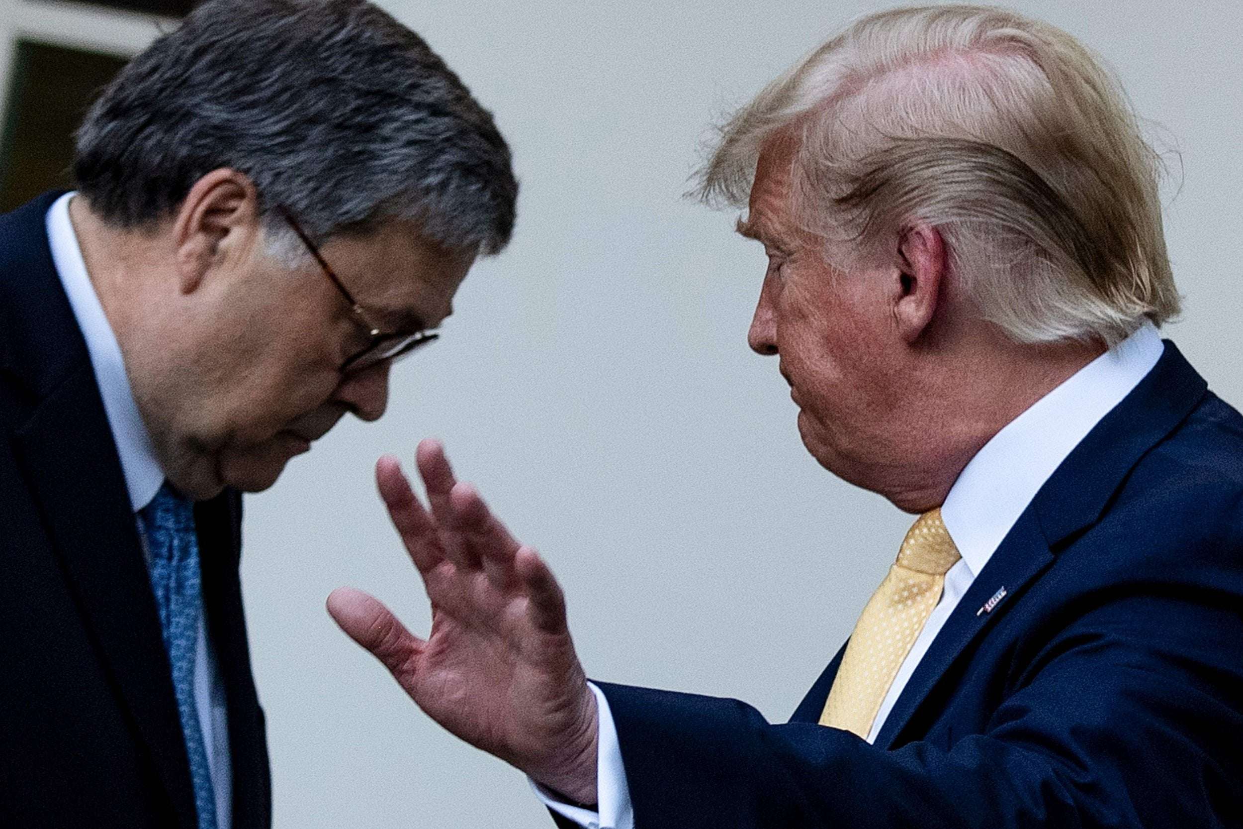 image for Barr attack on Trump ‘is a carefully staged’ ruse, former Republican leader says
