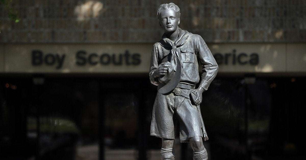 image for Boy Scouts seek bankruptcy under wave of new sex abuse lawsuits