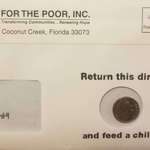 image for So, instead of using the dime that you originally have to feed a child, you spent 37 cents to send it to me, then another 37 cents for me to send it, so you can use the dime that you originally had, to feed a child?