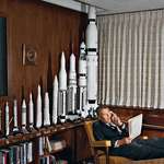 image for Wernher von Braun in his office