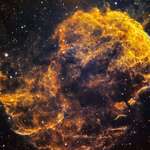 image for I pointed my telescope at the Jellyfish Nebula for 22.59 hours to capture this.