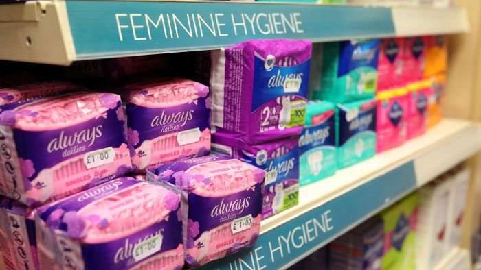 image for Scotland to make period products such as tampons and pads free