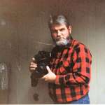 image for 1990 my grandpa taking a selfie with his camcorder