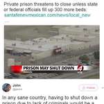 image for To make a closing prison bad news