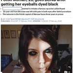 image for Woman, 25, who had her eyeballs dyed black told she will go completely blind