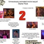 image for Unnecessary Animated Movie Sequel Starter Pack