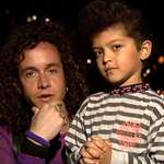 image for Bruno Mars being interviewed by Pauly Shore on his MTV show. 1992.