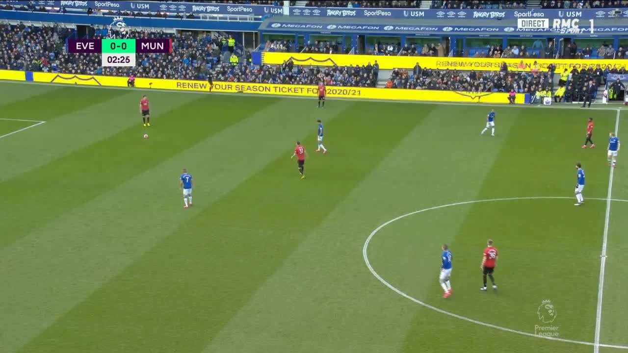 image for Everton [1]-0 Manchester United - Dominic Calvert-Lewin 3'