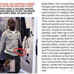 image for Sadio Mane taught his criticizers a lesson after they judged him for using a cracked phone as a rich person
