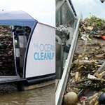 image for Dutch 'Boy Genius' who has been cleaning up Pacific Garbage Patch is now clearing the world’s rivers responsible for depositing most of the ocean trash. His latest creation, The Interceptor, is a solar-powered barge which can collect up to 55 tons of garbage daily.