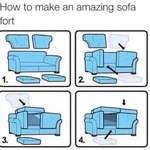 image for How to make an amazing sofa fort