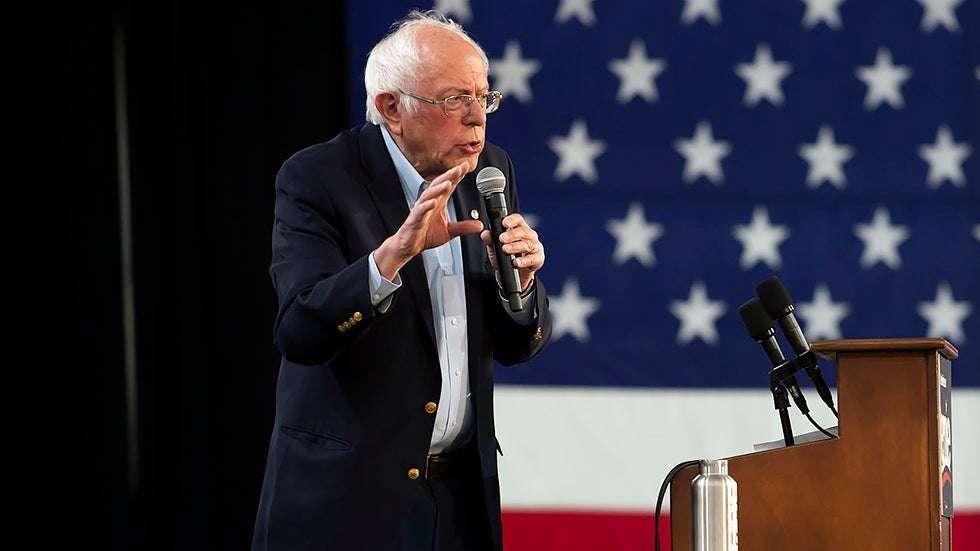image for Sanders: Biden 'is a decent guy, he's just wrong on the issues'