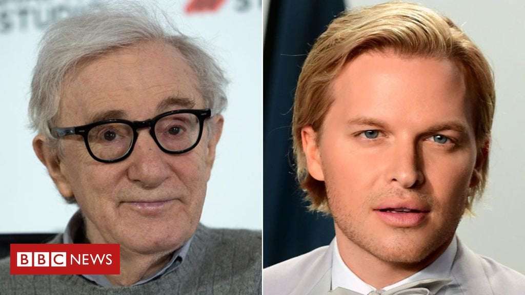 image for Ronan and Dylan Farrow attack publisher Hachette over Woody Allen memoir