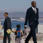 image for In The Pursuit of Happyness (2006), Will Smith walked past the real Chris Gardner, the man he played and the movie was based on.