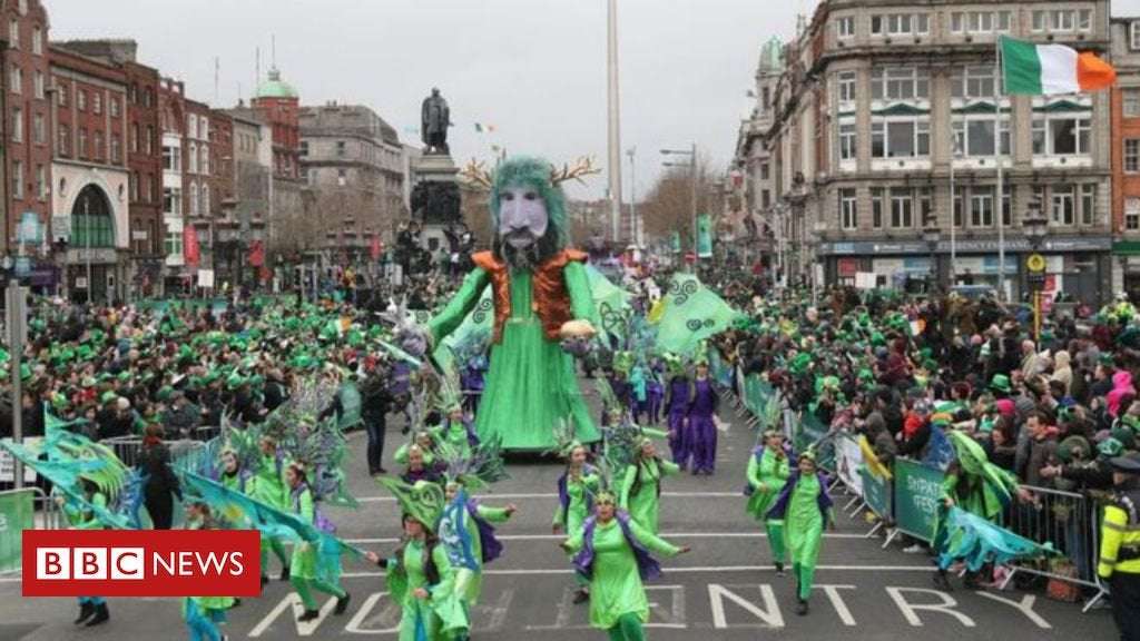 image for Coronavirus: Irish St Patrick's Day parades cancelled