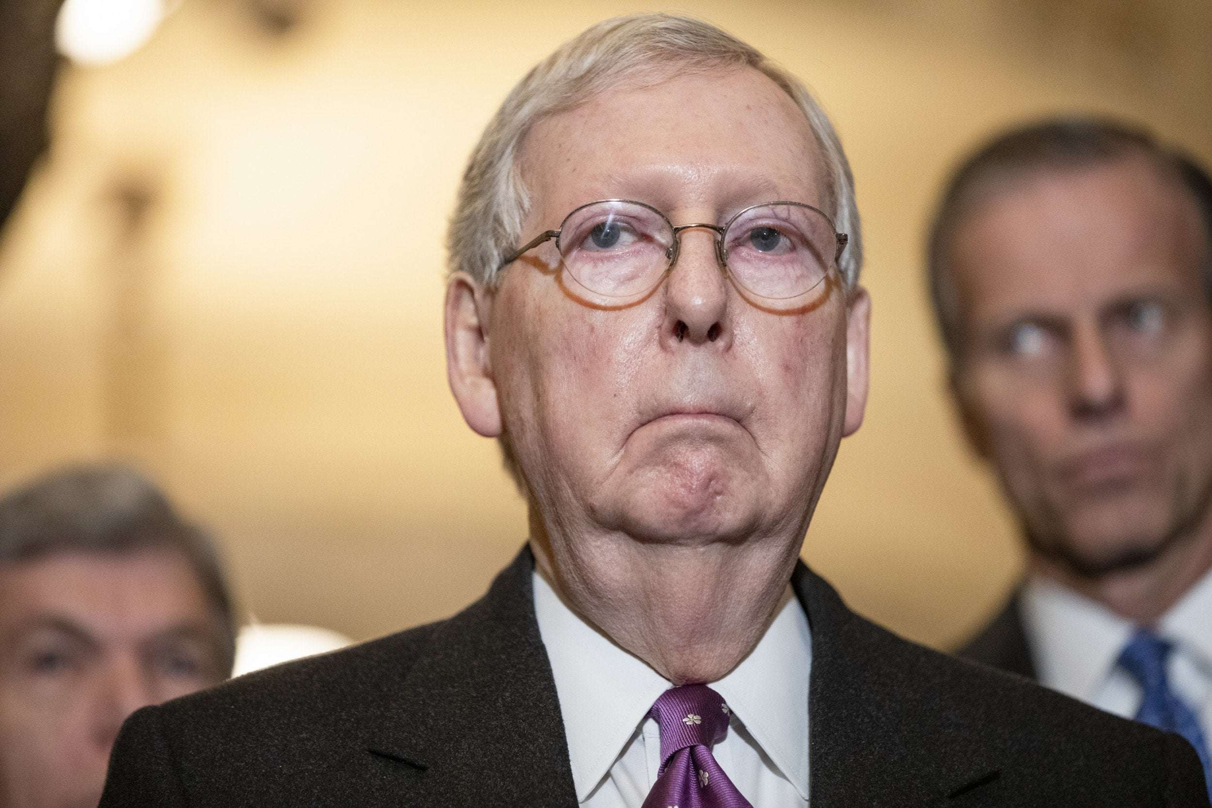 image for Mitch McConnell Criticized for Calling Coronavirus Bill 'Urgent' Priority After Leaving D.C. for the Weekend