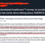 image for Those damn Norwegians and their thriving healthcare system